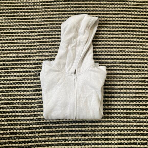 🌿TNA Aritizia Womens Gray Cozy Sweat Fleece Perfect Fit Zip Hoodie S - Picture 1 of 8